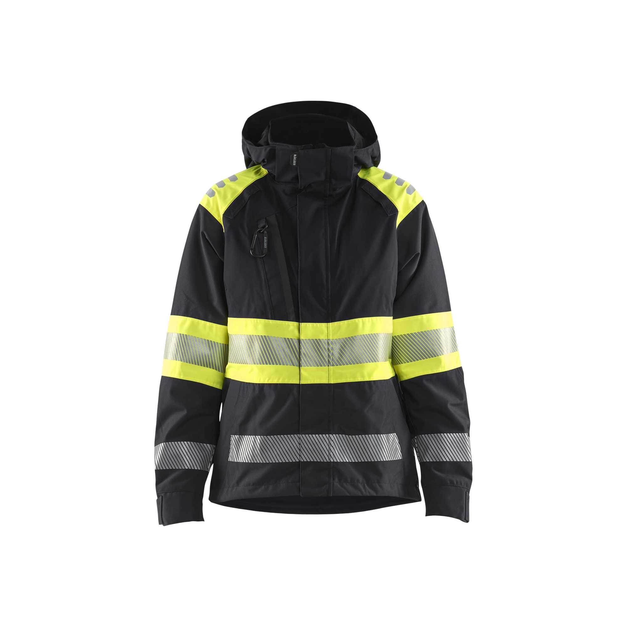 BLAKLADER 44301977 WOMEN’S HI VIS SHELL JACKET Hi Vis Reflective Shell Work Jacket WOMEN - Waterproof